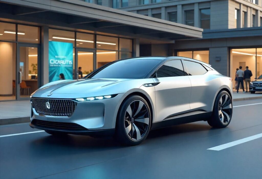 Picture of modern hybrid cars in 2025 with amazing features