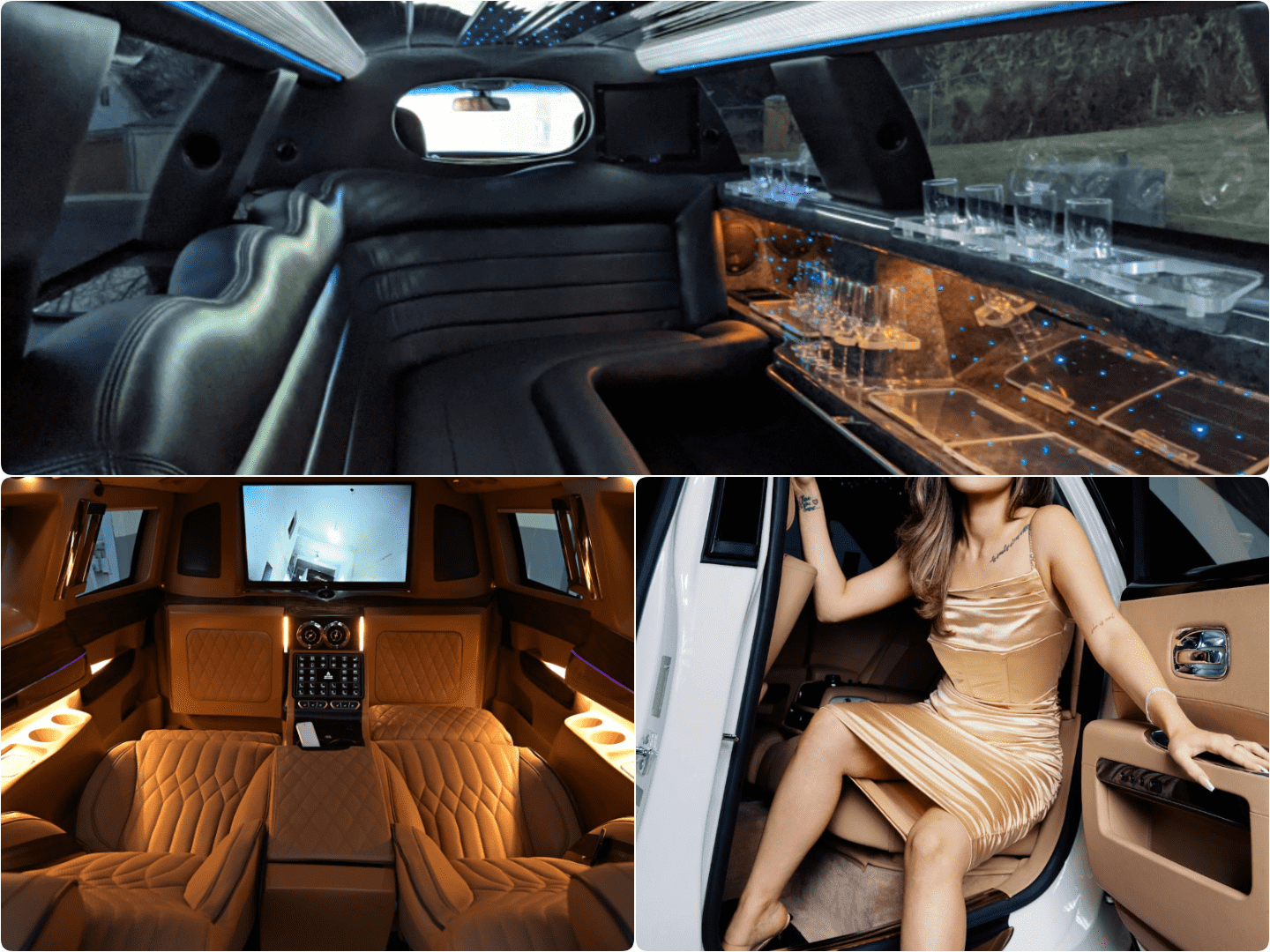 Celebrity tour bus interior