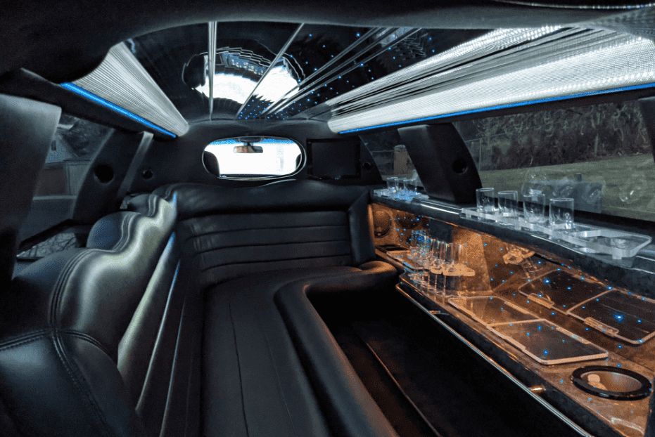 Limo Car Interior Technology and Entertainment