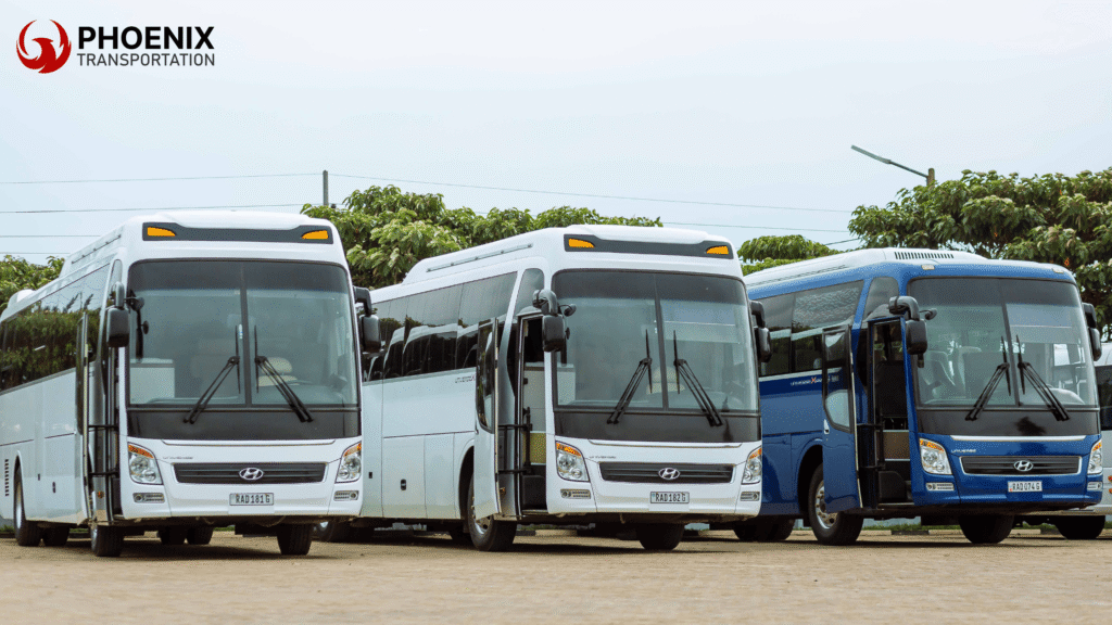 Different Types of Charter Bus Available in Oakland for Comfortable and Safe Travel