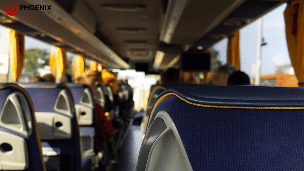 Group Bus Travelers Going To USS Potomac