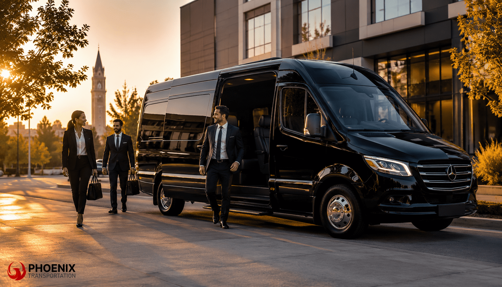 Luxury Executive Van in Berkeley for Business Meetings and Events | Phoenix Transportation