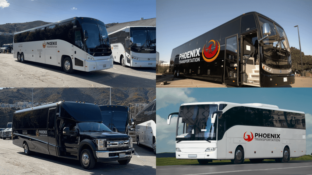 Types of Charter Buses Available